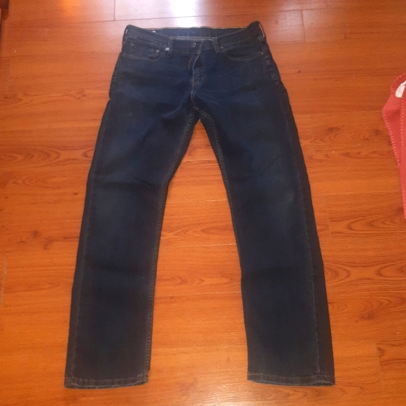 🆕️🚨Levi’s 504🚨 Regular Straight Leg Dark Wash Men’s Jeans Sz W32xL32 - Picture 3 of 8